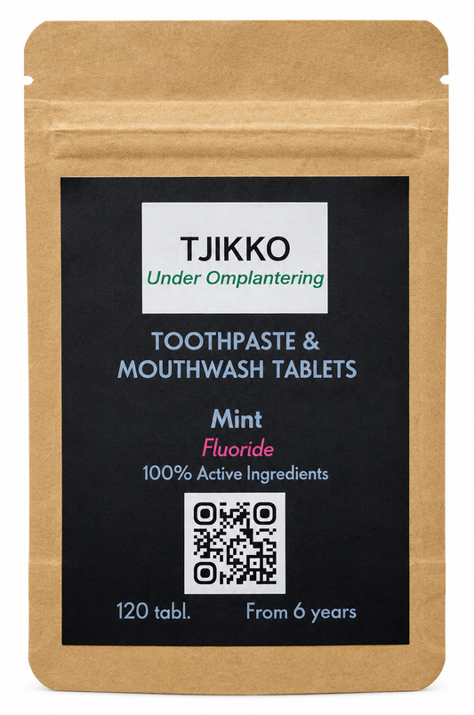Tjikko Tandkrämstablett/Munskölj 120 Refill